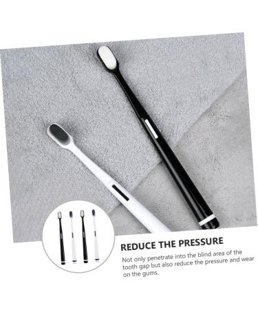 4-Pack Wangan Hair Toothbrushes with Dental Floss | Disposable Toothbrush for Family Hygiene | Weekly Oral Care Tool - Buy Online on GoSupps.com
