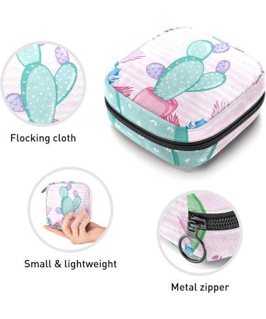 Shop Women's Bonds Storage Pockets Stillpad Halter Cactus Plant Print - Sustainable Period Kit Bag for Girls & Women - Buy Online on GoSupps.com