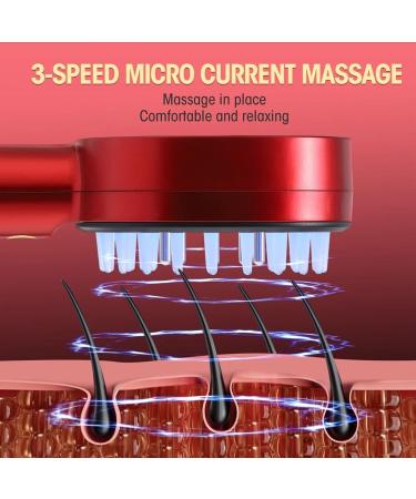 Decorhome Scalp Massage Brush Electric Scalp Massager Electric Hair Brushes for Hair Growth - Electric Massage Comb 3 Massage Modes - Buy Online on GoSupps.com