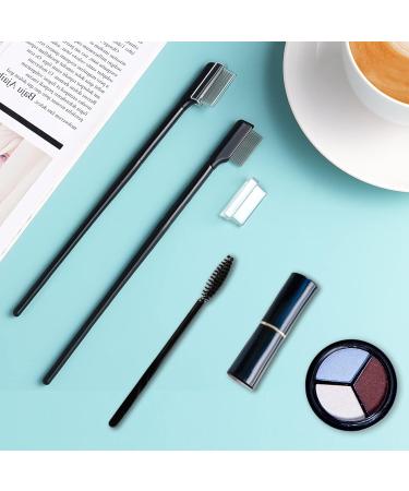 Sibba Metal Teeth Eyelash Comb Set - Acrylic Lash Separator Tool for Women & Girls Makeup - Buy Online on GoSupps.com