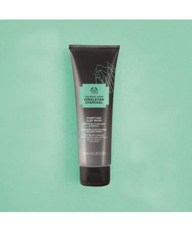 The Body Shop Himalayan Charcoal Purifying Clay Wash 4.2 Oz - Deep Cleansing Face Wash - Buy Online on GoSupps.com