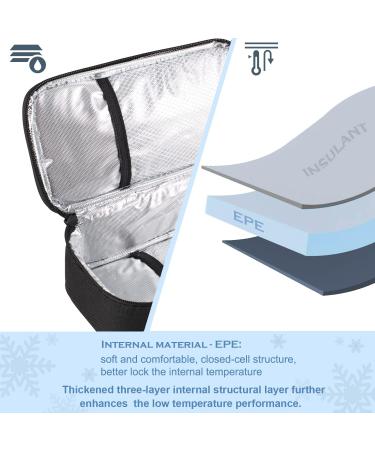 AllCamp Diabetic Cooling Bag for Insulin & Medication | Includes 4 Cooling Packs | Black & White - International Shipping Available - Buy Online on GoSupps.com