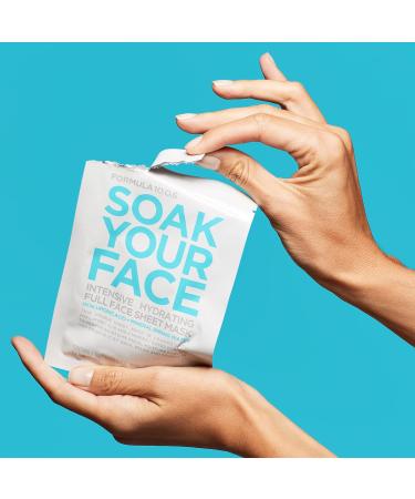 Buy Formula 10.0.6 Intensive Hydrating Sheet Mask - Soak Your Face | International Shipping Available - Buy Online on GoSupps.com