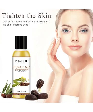 PHATOIL 100% Pure Cold Pressed Jojoba Oil 100ml - Carrier Oil for Diffuser, Humidifier & Aromatherapy - Buy Online on GoSupps.com