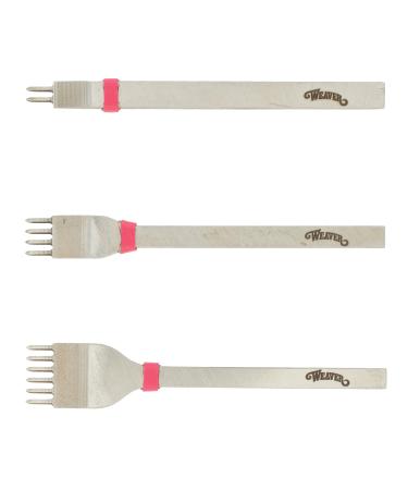 Weaver Leather Supply Diamond Stitching Chisel Set, 3mm, stainless steel for Leather Craft DIY