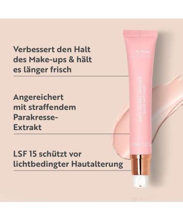 M. Asam Magic Finish Anti-Aging Primer 20ml | Smoothing Vegan Perfume-Free Primer for Long-Lasting Makeup & Reduced Wrinkles - Paracress Extract & SPF 15 - Buy Online on GoSupps.com