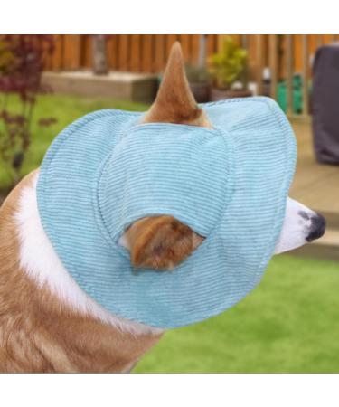 Folpus Outdoor Dog Hat - Breathable Summer Cap for Small Medium & Large Dogs | Cute Puppy Sun Hat in Green - Buy Online on GoSupps.com