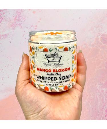 Mango Blossom Whipped Soap | Kaolin Clay Body Wash | Shower Fluff | Luxury Shaving Foam | Shower Cream | Mango Bubble Bath | Mango Body Wash | Mango Soap - Buy Online on GoSupps.com