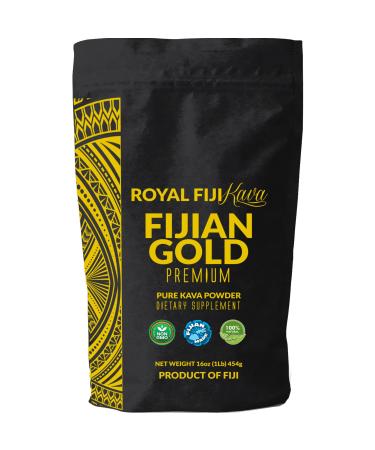 Royal Fiji Kava Kava Powder Fijian Gold Premium 5+ Years Matured Kava Root Full Strength Kava Kava from Fiji Islands Organic Grown Super Strength Kava Root