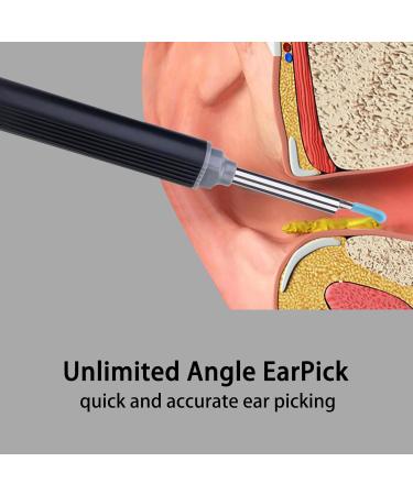 Ear Wax Removal Cleaner Ear Endoscope with LED Lights for Ear Wax Removal Tool Earwax Removal Kit Compatible with iPhone iPad Android (Pack of 2) - Buy Online on GoSupps.com
