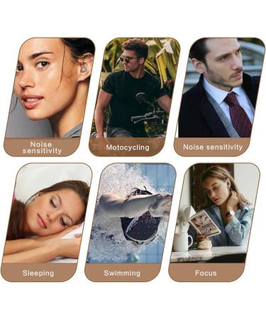 Vetikin Reusable Ear Plugs - Noise Cancelling for Sleeping Concerts & Swimming | Soft Silicone with 6 Ear Tips (S/M/L) - Perfect Hearing Protection for Kids & Adults - Buy Online on GoSupps.com
