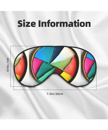 Round Palette Unisex Adjustable Blackout Sleep Eye Mask - Perfect for Travel Yoga Office Naps | International Shipping - Buy Online on GoSupps.com