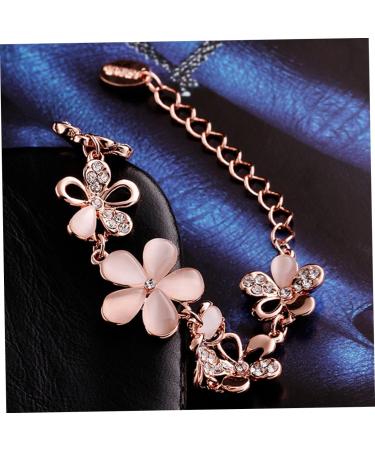 FOMIYES 2pcs crystal bracelets bead bracelets rose gold bangle bracelets for women Rose Gold Beads Bracelet 1 count (Pack of 1) Pinkx2pcs - Buy Online on GoSupps.com