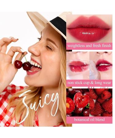 Long-Lasting Waterproof Lip Tint Stain Set | Lightweight Non-Sticky Transfer-Proof Lip Gloss - International Shipping - Buy Online on GoSupps.com