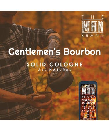 Gentlemen's Bourbon Solid Cologne - Natural Men's Bourbon Cologne - Wax Cologne Bourbon Travel Size Cologne for men - Bourbon Solid Perfume (3/4 Ounce (Pack of 1) Gentlemen's Bourbon) - Buy Online on GoSupps.com