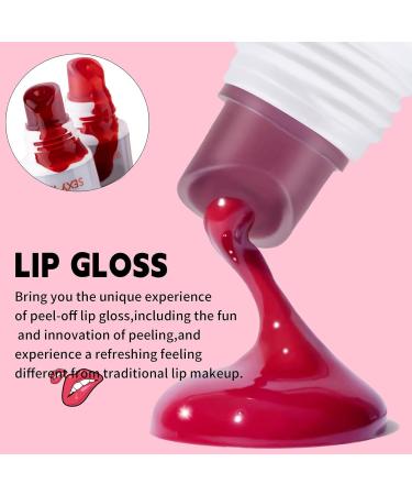  G n rique Peel-off Lip Stain Matte Peel-off Lipstick - 6x Long-lasting Stain | Waterproof Lip Gloss Long-lasting Waterproof Lip Gloss for Gatherings Weddings - Buy Online on GoSupps.com