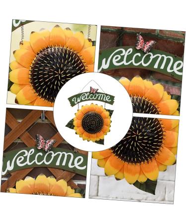 Zerodeko Strawberry Decor 1pc Wall Decoration Metal Outdoor Decor Welcome Hanging Sign Outdoor Wedding Decorations Garden Welcome Board Adornment Retro Decor Sunflower The Sign Acrylic - Buy Online on GoSupps.com