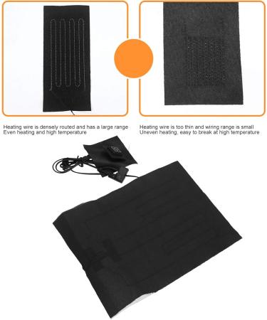 Adjustable USB Electrical Heating Pillow & Sheet for Clothing - Temperature Control Heating Vest - Buy Online on GoSupps.com