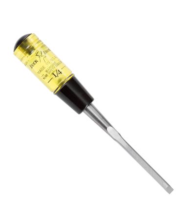Buck Brothers 120101BC 1/4 Inch x 5 Inch Professional Wood Chisel  Woodwork Chisel  For Woodworkers Tool Set  For Wood Chisel Sets  Carpentry Tools 1/4
