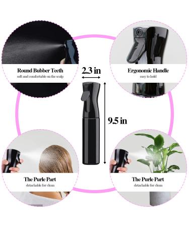 10Pcs Detangling Brush Set for Black Natural Hair | Curly Hair Brush with Sleep Bonnet | Afro America/African Hair 3a to 4c Texture | Purple - Easier Detangling on Wash Days - Buy Online on GoSupps.com