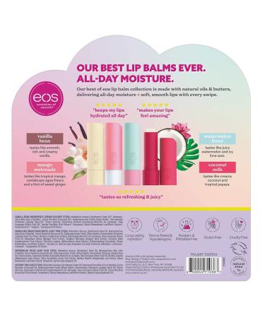 eos Best of eos Lip Balm 9-Pack - 0.14 oz Sticks | Evolution of Smooth - Buy Online on GoSupps.com