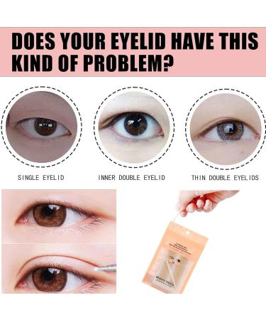  Stronrive Double Eyelid Sticker - Double Eyelid Tape for Hooded Eyes | Waterproof Double Eyelid Stickers for Hood Drooping Uneven Eyelids - Buy Online on GoSupps.com
