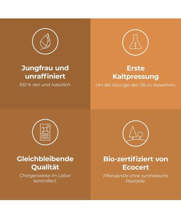 Organic Broccoli Oil - 100ml | 100% Pure Natural & Cold Pressed | Cosmos Certified | Aroma Labs - Buy Online on GoSupps.com