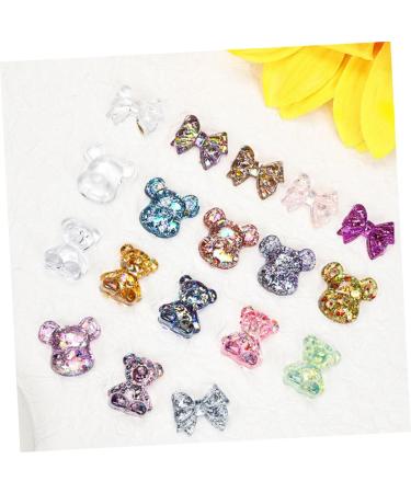 Healeved 3 Bear Head Nail Color Displaying Tool Transparent Nail Color Display Tool Bear Nail Color Displaying Tool Manicure Tools Nail Tools for Nail Art Nail Polish Polishing Plate - Buy Online on GoSupps.com