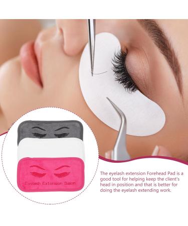 Beavorty 3pcs Eyelash Tool Set | Dark Pink Forehead Pads & Holders for Eyelash Extensions | International Shipping Available - Buy Online on GoSupps.com
