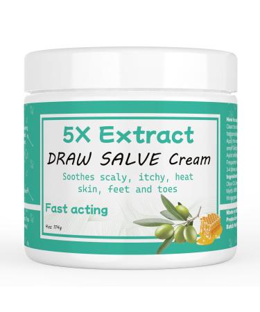 Tea Tree Oil Balm - 100% All Natural Drawing Salve Cream for Eczema Psoriasis Folliculitis Dry Scalp Dandruff Anti-Itch Cream for Soothing Relief Dry Itchy Irritated Skin