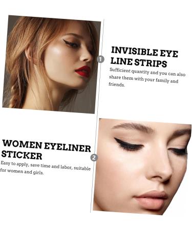 NOLITOY 108 Pairs Glitter Eyeliner Self- Eyeliner Sticker Makeup Women Eyeliner Sticker Eyes Tool Miss - Buy Online on GoSupps.com