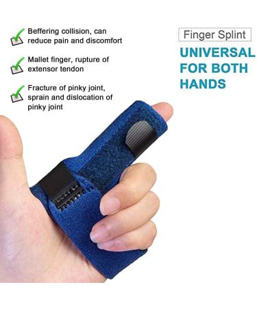 Aluminium Trigger Finger Splint for Arthritis Pain Relief - Left Hand - Buy Online on GoSupps.com