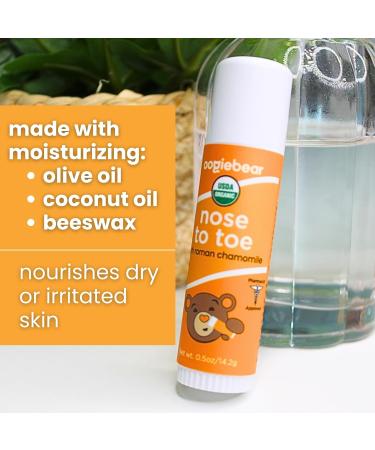 Buy Oogiebear Nose to Toe Baby Body Balm | USDA Organic Moisturizer with Olive & Coconut Oil for Babies 3 Months+ | 0.5 Oz - Buy Online on GoSupps.com