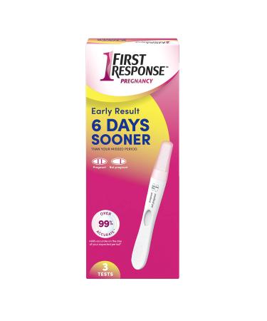 First Response Early Result Pregnancy Test, 3 Count (Packaging & Test Design May Vary) - Buy Online on GoSupps.com