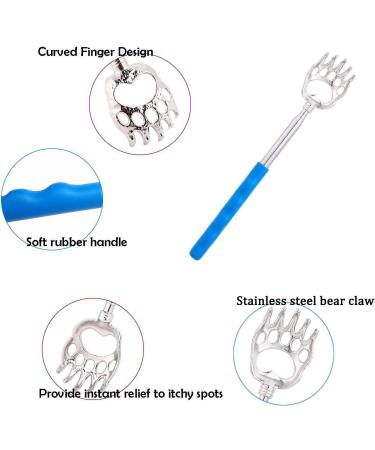 Ohuhu 8 Pack Extendable Telescopic Bear Claw Back Scratcher | Portable Hand Massage Tool | Ideal Gift for Mother and Father - Buy Online on GoSupps.com