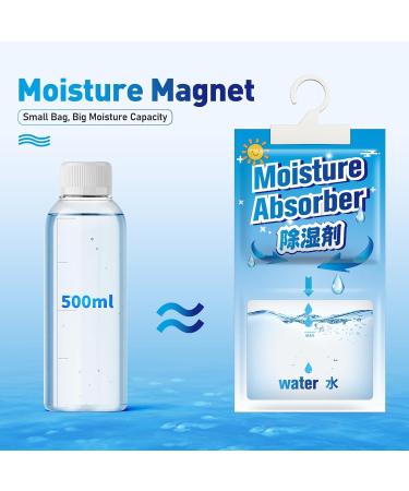Premium Hanging Moisture Absorber for Closet - Eliminate Odors & Humidity - Buy Online on GoSupps.com