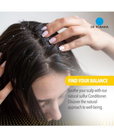 SULFUR BALSAM Conditioner - Natural Moisturizing & Detangling Hair Care (Pack of 3) - Gentle Scalp Treatment - International Shipping Available - Buy Online on GoSupps.com