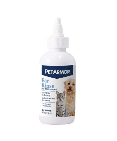 PetArmor Ear Rinse for Dogs & Cats, 4 oz