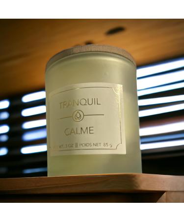 Tranquil Calme Natural Aromatherapy Scented Candle Set - Pack of 2 in Gift Box | International Shipping Available - Buy Online on GoSupps.com