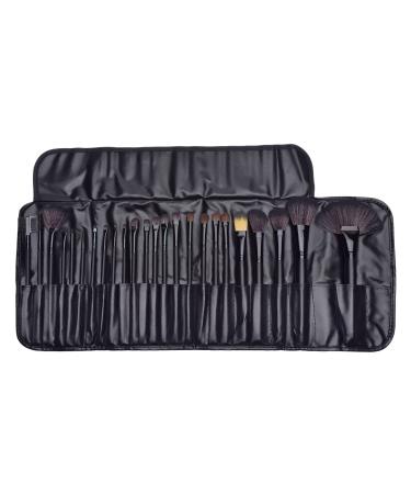 KanCai 24-Piece Natural Hair Makeup Brush Set with Case - Professional Quality for Flawless Application - Ships Worldwide - Buy Online on GoSupps.com