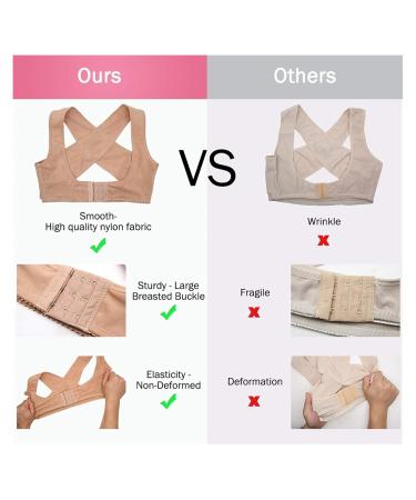 Women Back Brace Support Belt pedic Back Posture Corrector Brace Posture Shoulder Corrector Back Straightener Health Care (Black L) Better life Black M - Buy Online on GoSupps.com