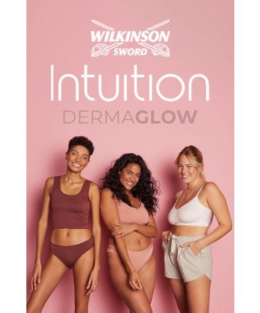 WILKINSON SWORD - Intuition Dermaglow For Women | Facial Hair Remover and Exfoliating Dermaplanning tool | Pack of 3 Blade Refills 3 count (Pack of 1) - Buy Online on GoSupps.com