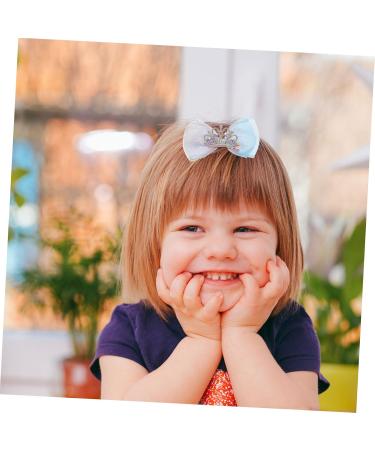 FRCOLOR Colored Hair Bow Clip bow hairpin bow clips bow clips princess crown clip prom party bows cute birthday crown princess bows s bows Mesh crown child little Kids Ribbon Bows Clips - Buy Online on GoSupps.com