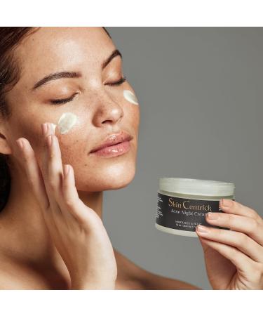 Acne Night Cream | Water-Based Moisturizer for Acne-Prone Skin | 1% Salicylic Acid & Soothing Tea Tree Oil - Shop Internationally - Buy Online on GoSupps.com