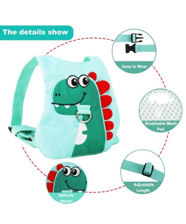 Toddler Leash for Child- Kids Safety Walking Harness and Baby Anti Lost Wrist Link for Girls/Boys Travel (Dinosaur) - Buy Online on GoSupps.com