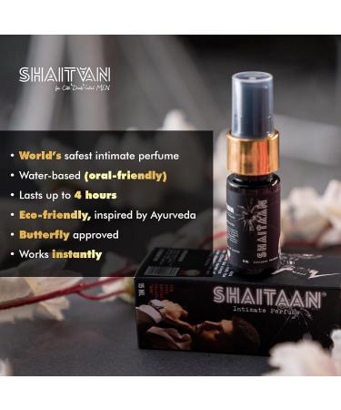 Shaitaan The Nutcase Intimate Perfume for Men | Long-Lasting Nutmeg & Green Apple Fragrance | Delayed Perfume with Strong & Fresh Scent 15ml - Buy Online on GoSupps.com