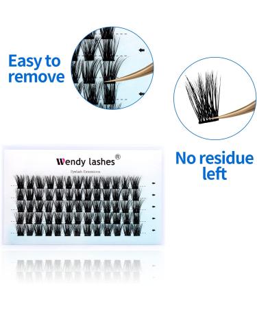 D Curl 0.07mm Individual Cluster Lashes 14mm - Soft, Wispy and Reusable DIY Eyelash Extensions - Buy Online on GoSupps.com