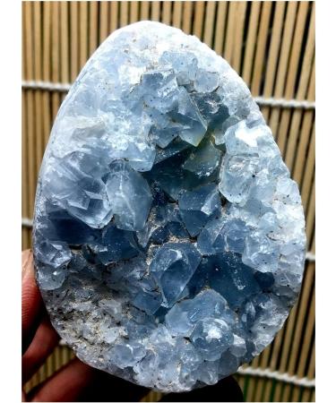 Crystal Rough Natural Blue Celestite Geode Crystal Quartz Rock Specimen Beautiful (Size : 250) - Buy Online on GoSupps.com