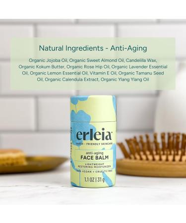 Travel-Friendly Vegan Face Balm | Solid Facial Moisturizer | Sustainably-Sourced Cruelty-Free & Plastic-Free Anti-Aging Solution - Buy Online on GoSupps.com