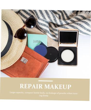 DOITOOL 2pcs Box Empty Box Liquid Foundation Powder Case for Travel Make up Bb Cream 1 count (Pack of 1) Goldenx2pcs - Buy Online on GoSupps.com